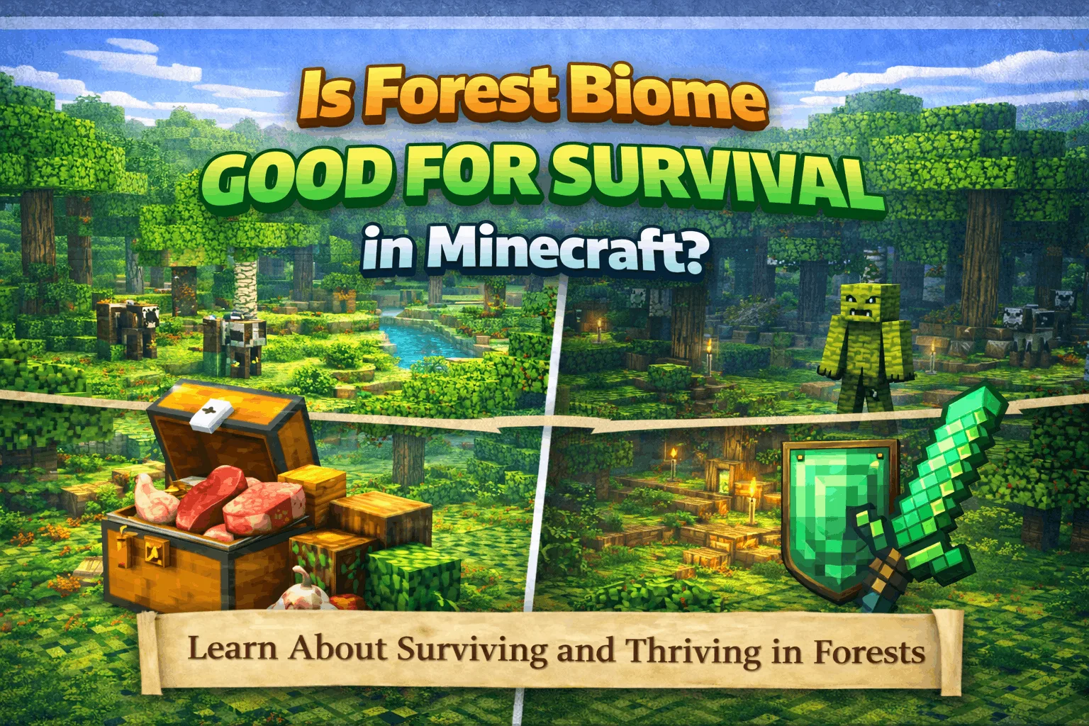 Is Forest Biome Good for Survival in Minecraft?